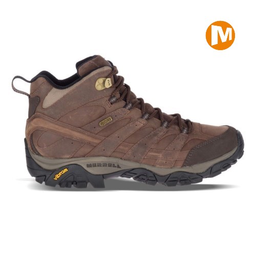 Merrell Moab 2 Prime Mid Waterproof Wanderschuhe Herren Braun [DE-YGXDR]